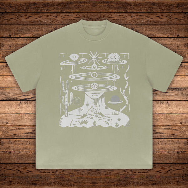 Spaced Out - Absurdly Heavyweight Relaxed Fit T-shirt - Phantasmagorical